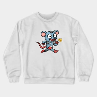 Robot Rat Zombie Crewneck Sweatshirt